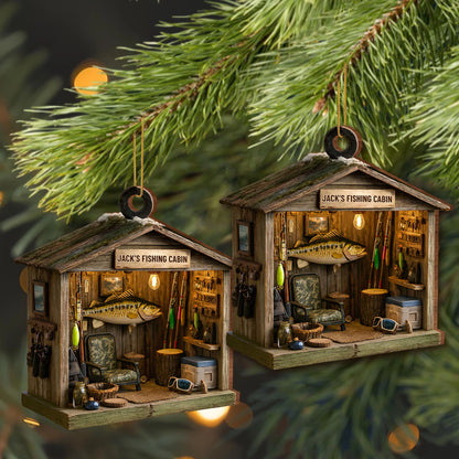 Jack's Fishing Cabin, Perfect For Fish And Fishing Rod Enthusiasts