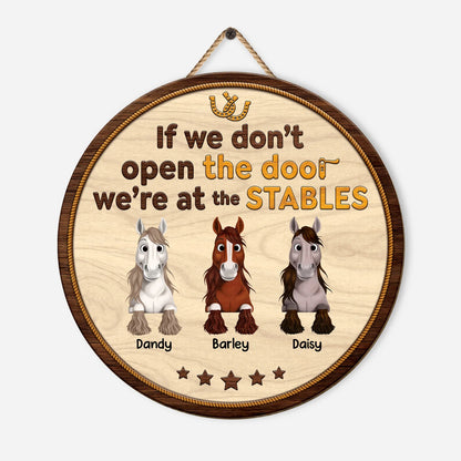 Custom Horse Stable Sign for Mom with personalized design details for meaningful gifting