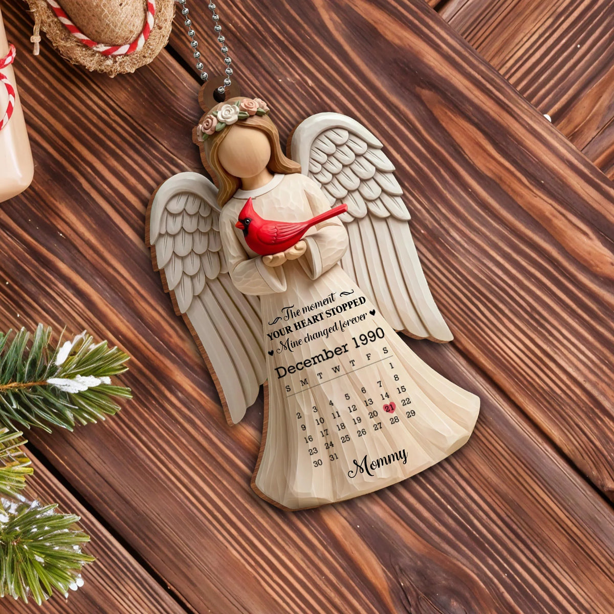 The Moment Your Heart Stopped, Angel And Cardinal Design
