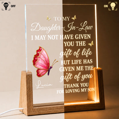 Night Light gift-ready design for Daughter-in-Law / Son-in-Law