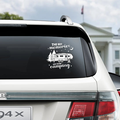 Welcome To Our Campsite - Personalized Camping Decal Sticker