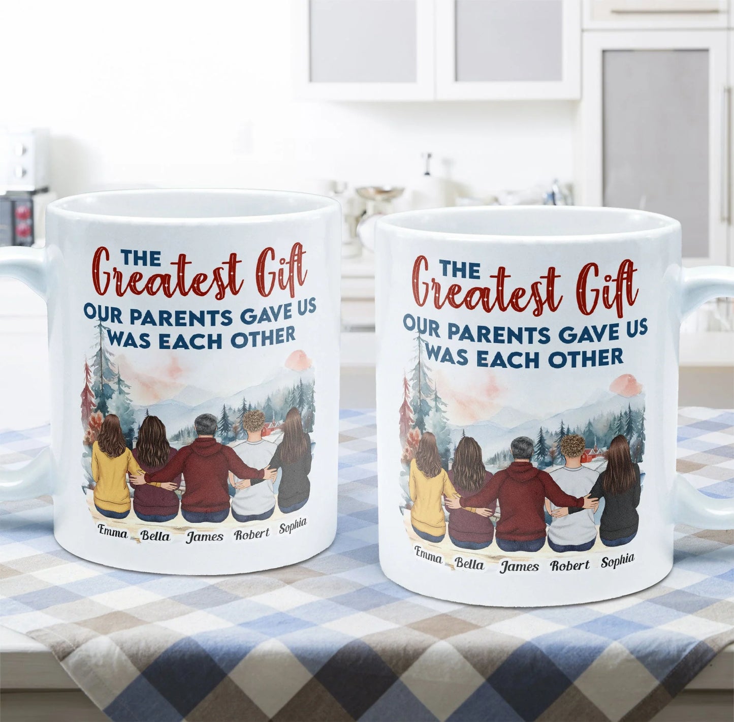 Personalized Sibling Mug for Sister with personalized design details for meaningful gifting image 7