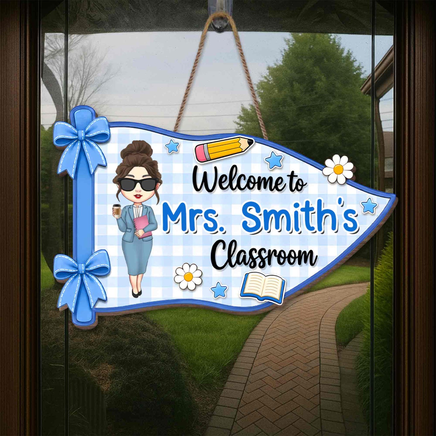 Wood Sign gift-ready design for Teacher