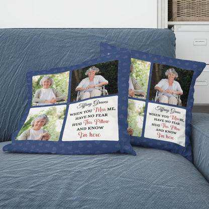 Hug This Pillow Photo - Personalized Memorial Sympathy Pillow - Loss of Loved One in Heaven - Custom Picture Remembrance Gifts b3de66f4-4406-4c88-8120-28dd9b54c508-2.png