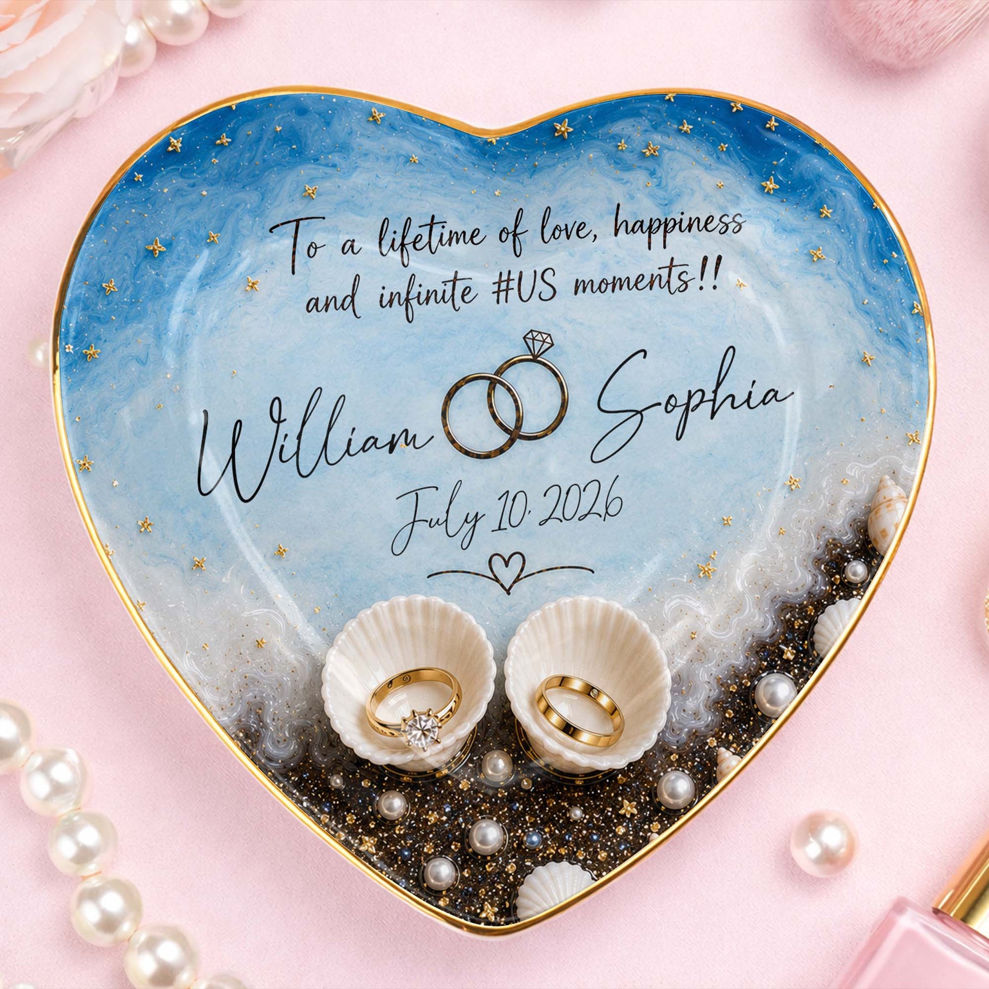 Jewelry Dish gift-ready design for Couples
