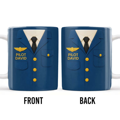 Celebrate The Love For Aviation With This Custom Pilot Uniform Design, Wings Badge