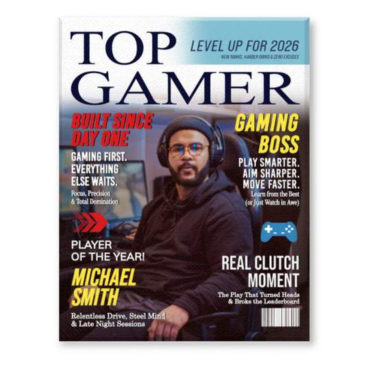 Personalized Gamer Gift for Dad with personalized design details for meaningful gifting