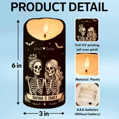 Led Candle gift-ready design for Best Friends