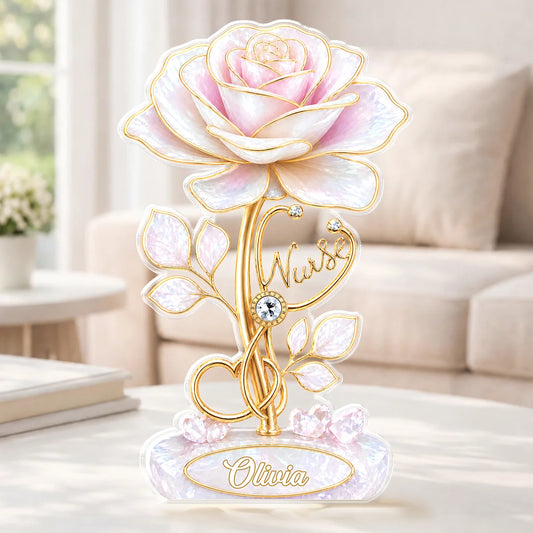 Personalized Nurse Acrylic Plaque - Custom Keepsake Gift for Healthcare Workers