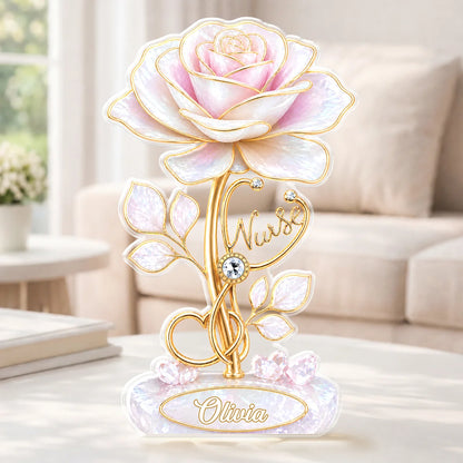 Personalized Nurse Acrylic Plaque - Custom Keepsake Gift for Healthcare Workers