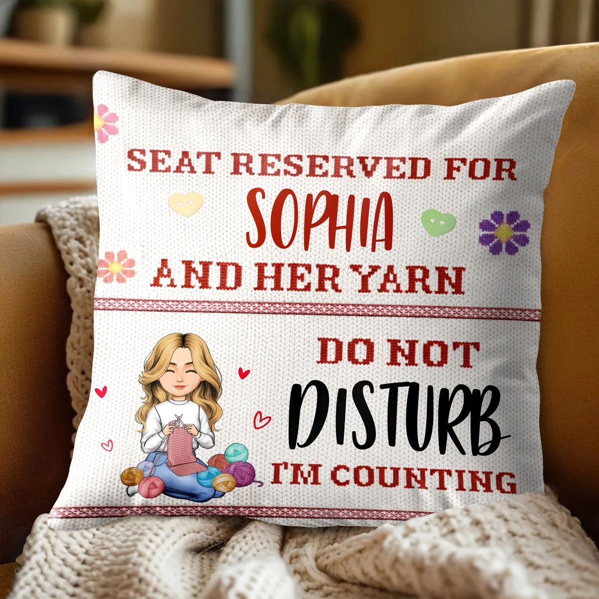 Seat Reserved For My Loved One And Her Yarn