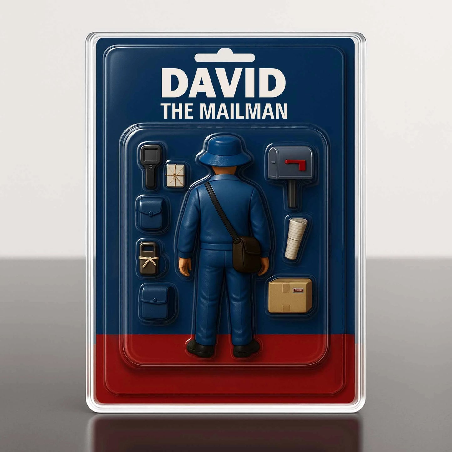 Custom Mailman Acrylic Plaque personalization view for Colleagues