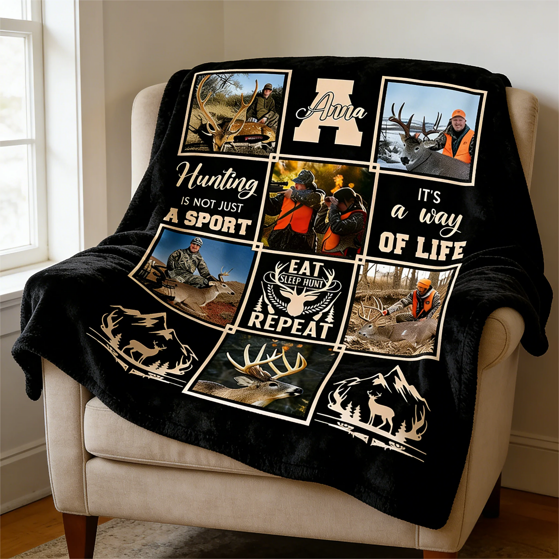 Blanket gift-ready design for Dad