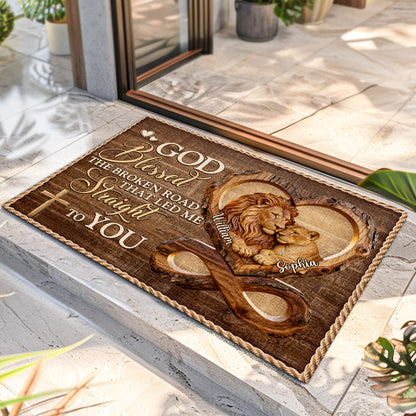 Personalized Doormat personalization view for Wife