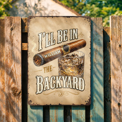 Personalized Man Cave Sign for Dad with personalized design details for meaningful gifting