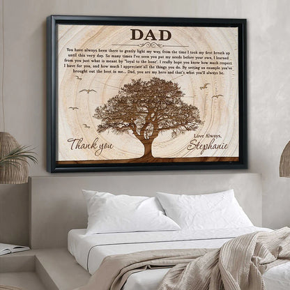 Father Daughter Personalized Gifts | Sentimental Poem Father Daughter gift
