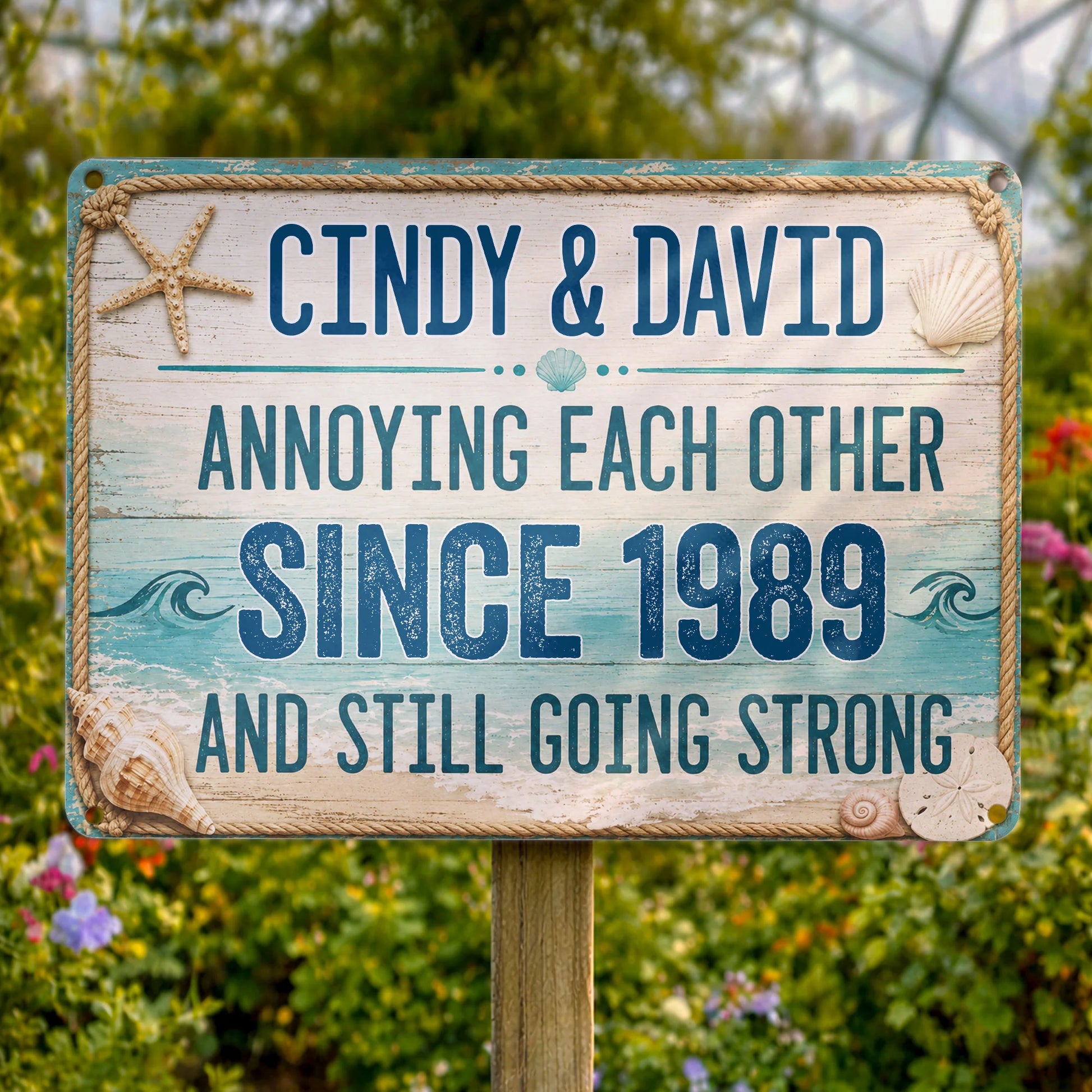 Custom Annoying Each Other Since Couple Metal Sign for Couples image 7