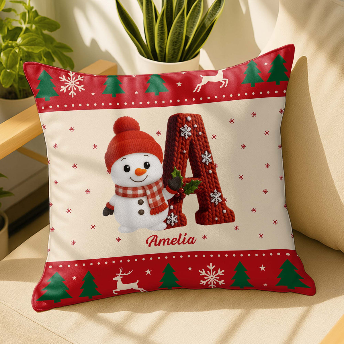 Celebrate The Warmth Of The Season With Snowman And Holiday Trees