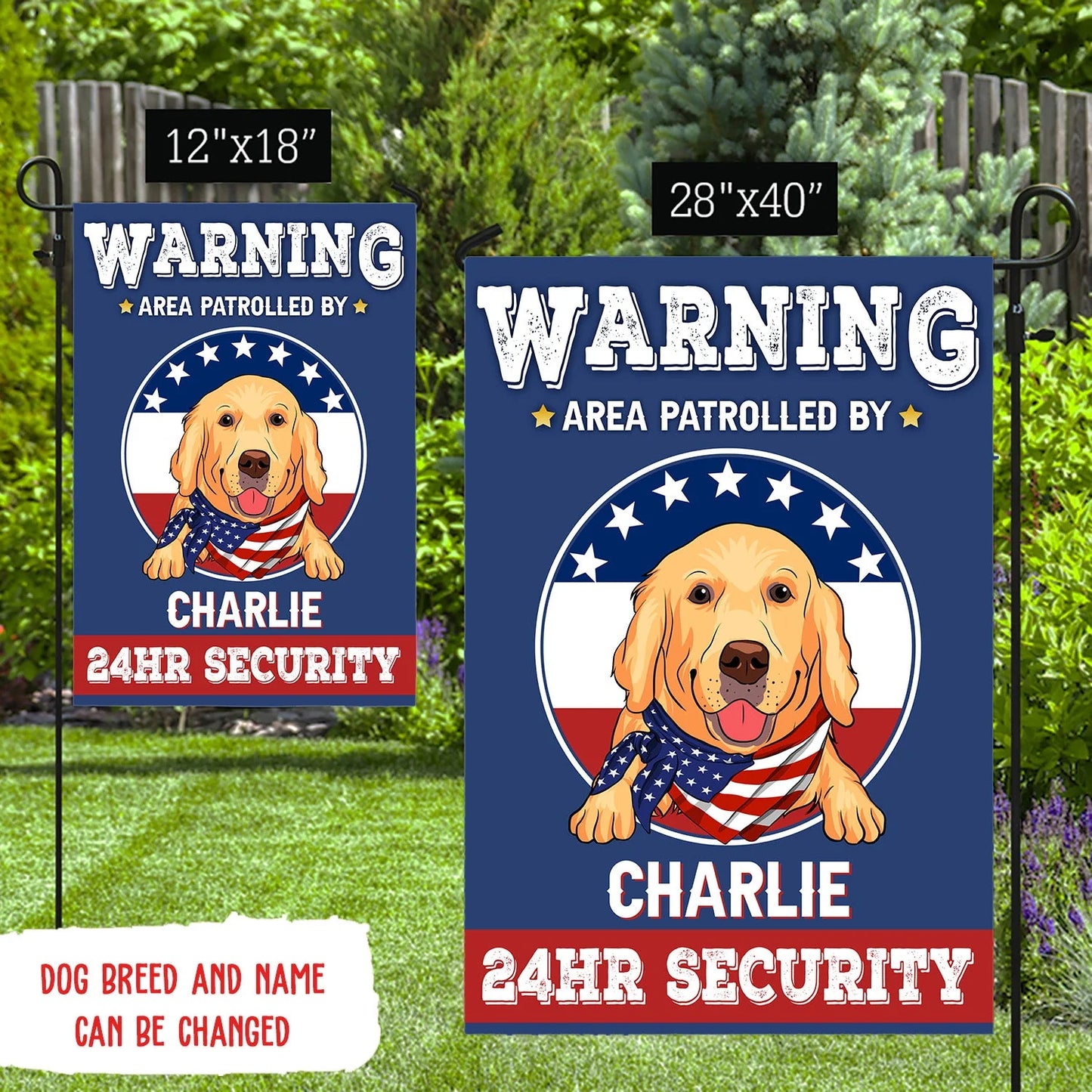 Garden Flag gift-ready design for Dog Lovers