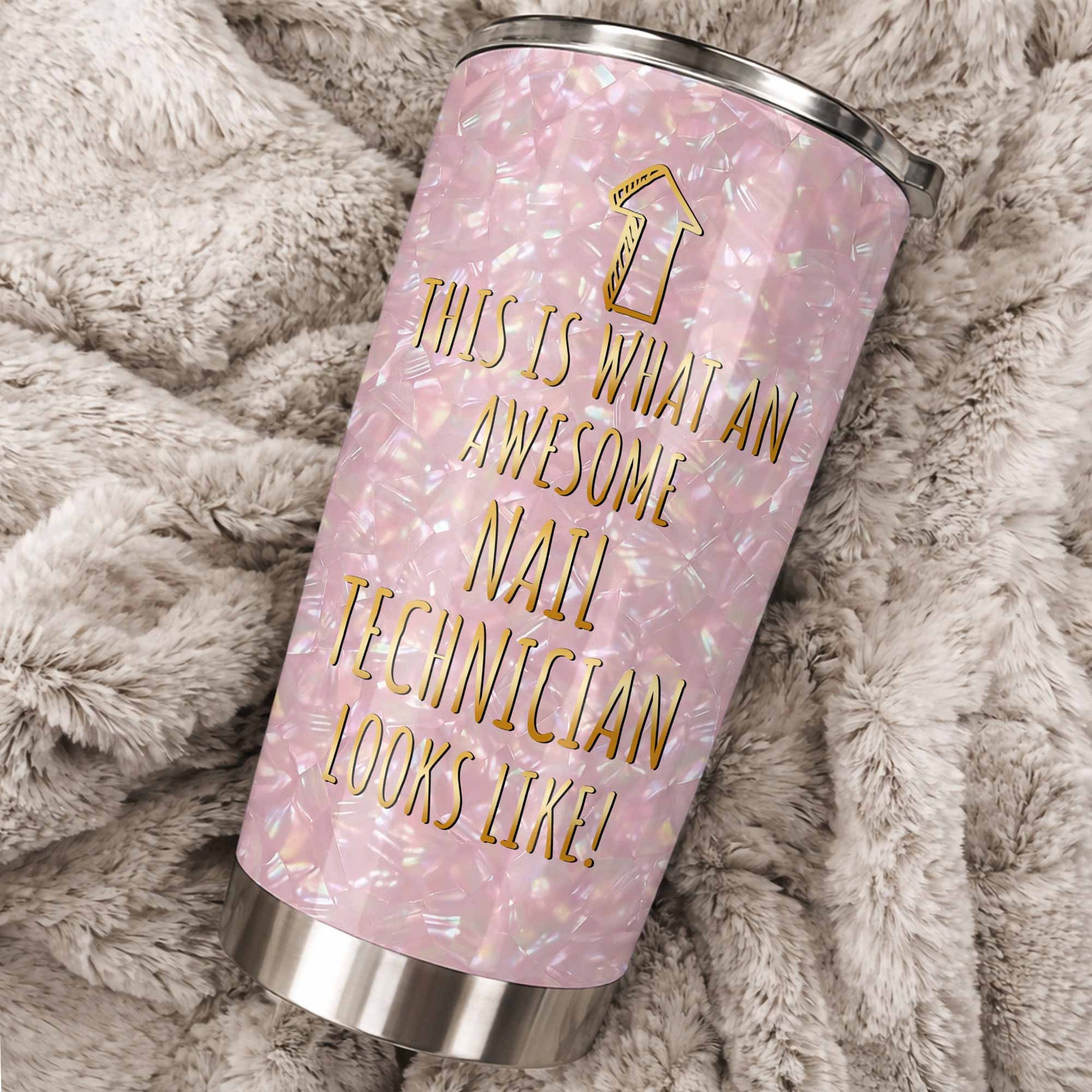 Personalized Nail Tech Tumbler personalization view for Best Friends