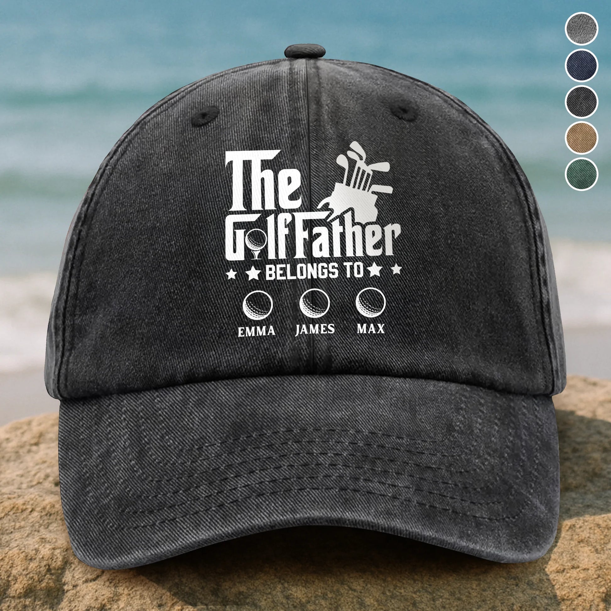 Personalized Golf Hat For Dad personalization view for Dad