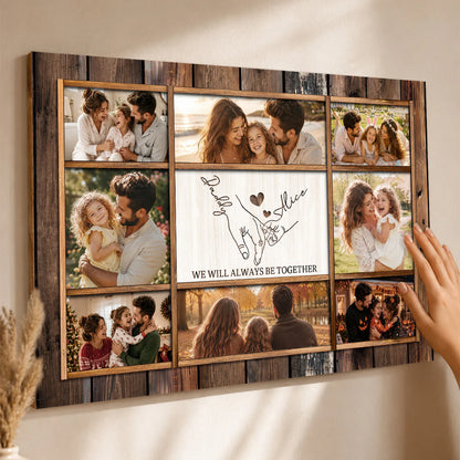 Custom Family Photo Canvas personalization view for Family