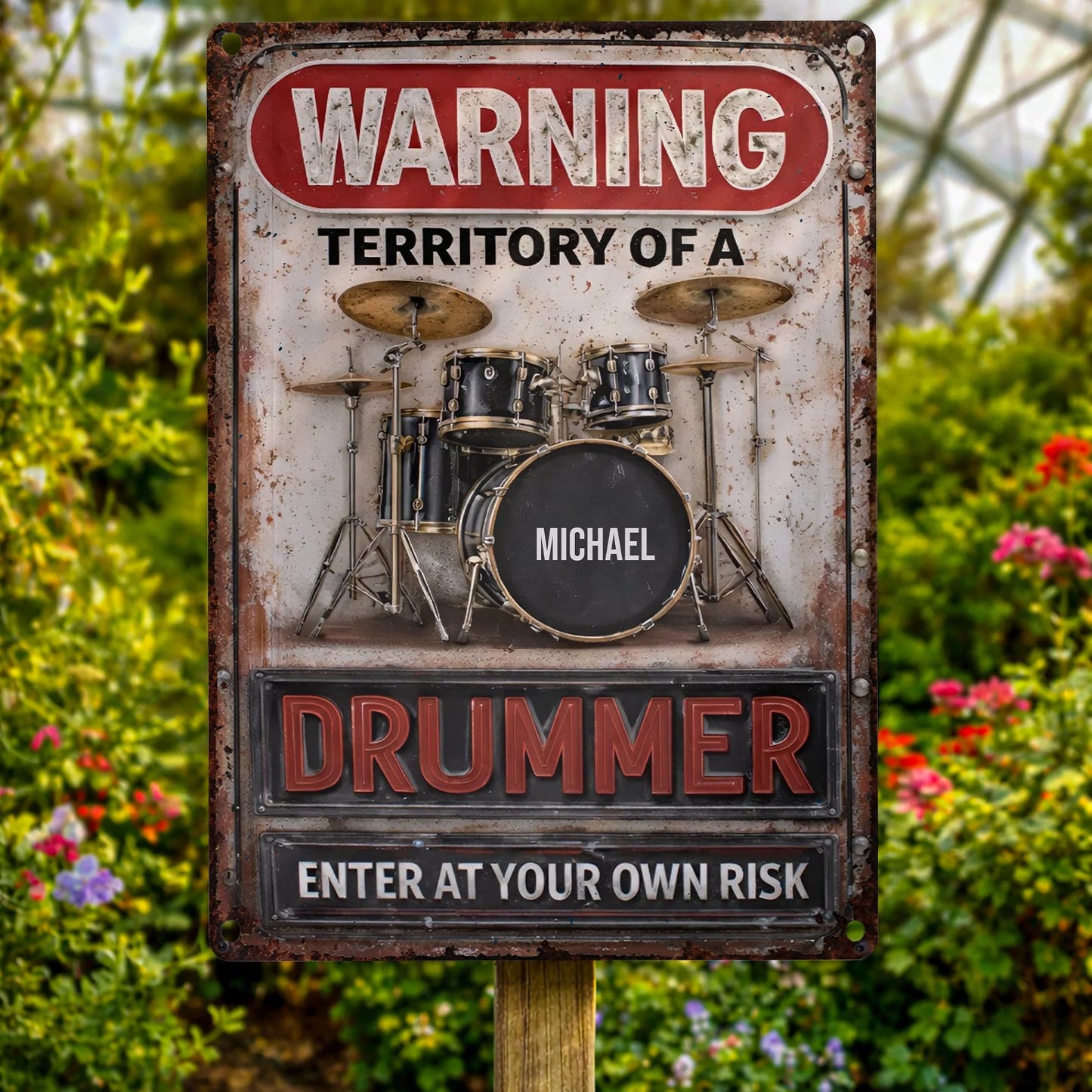 Metal Sign detail view for Dad
