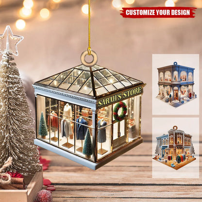 Custom Boutique Clothing Store Christmas Ornament - Personalized Holiday Keepsake Gift for Best Friends