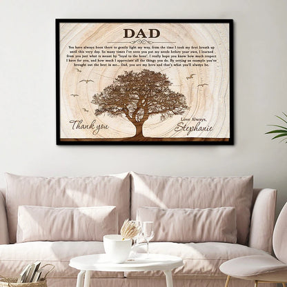 Father Daughter Personalized Gifts | Sentimental Poem Father Daughter gift