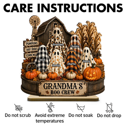 Personalized Grandma Halloween Plaque for Grandma with personalized design details for meaningful gifting image 8