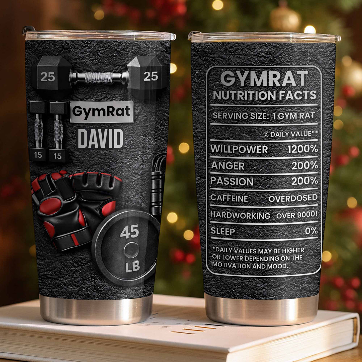 GymRat Nutrition Facts, Willpower And Passion