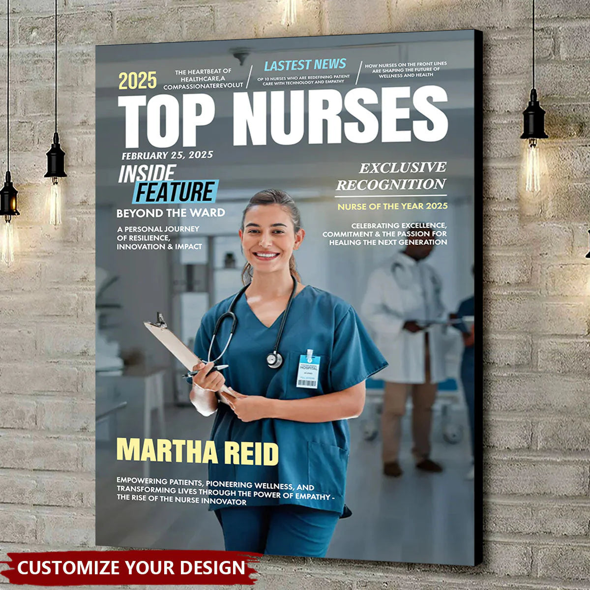 Canvas / Poster detail view for Nurse