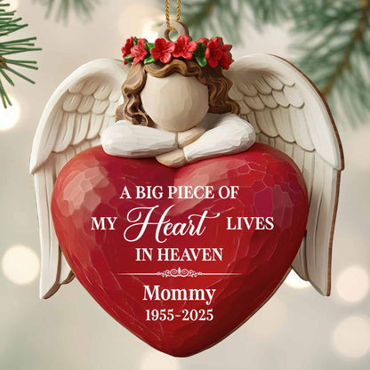 A Big Piece Of My Heart Lives In Heaven, Angel Heart Wings