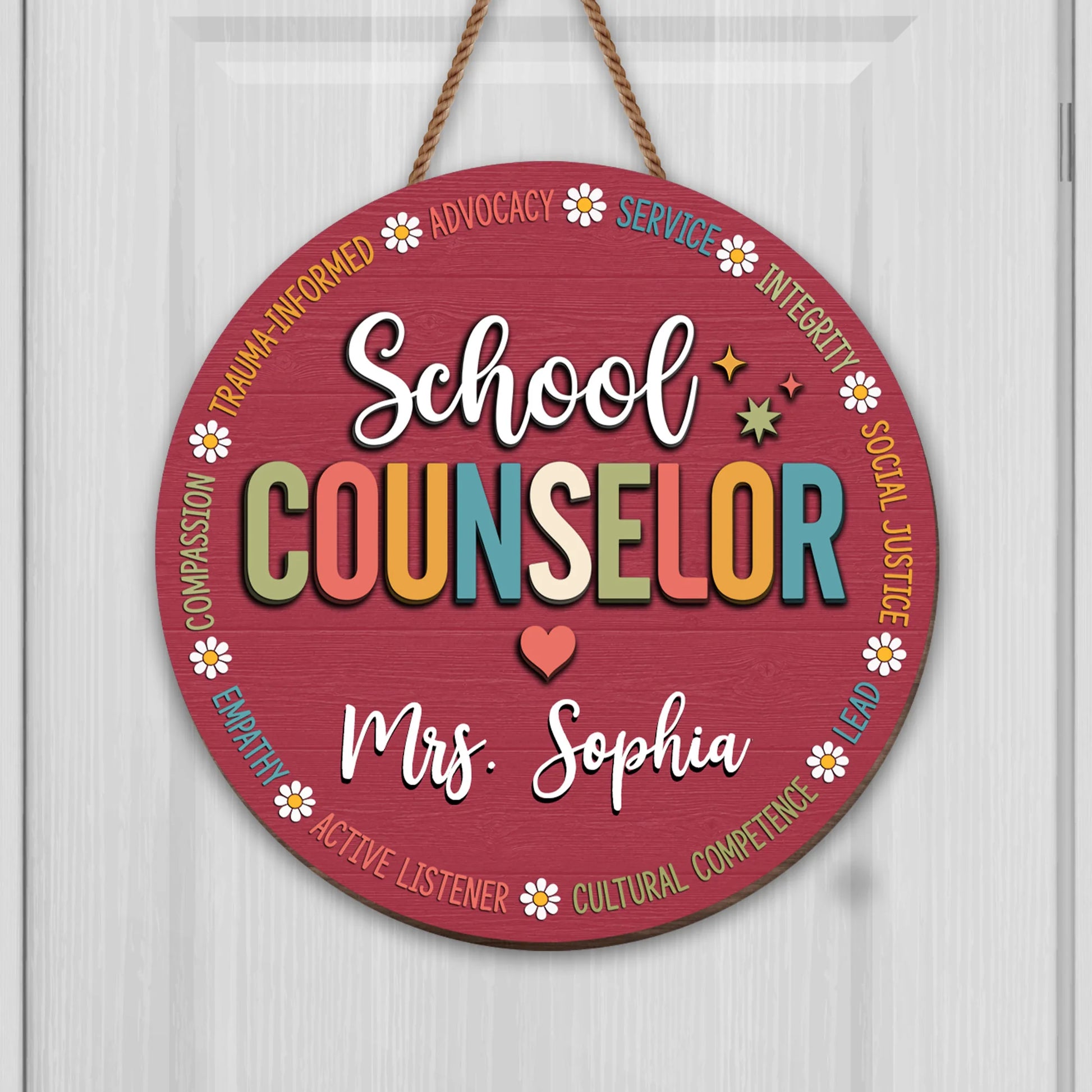 Wood Sign gift-ready design for Teacher