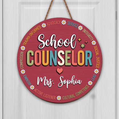 Wood Sign gift-ready design for Teacher