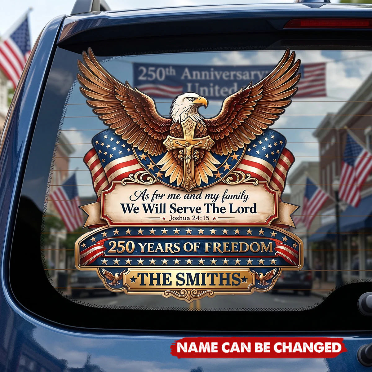 Personalized Family Decal personalization view for Family