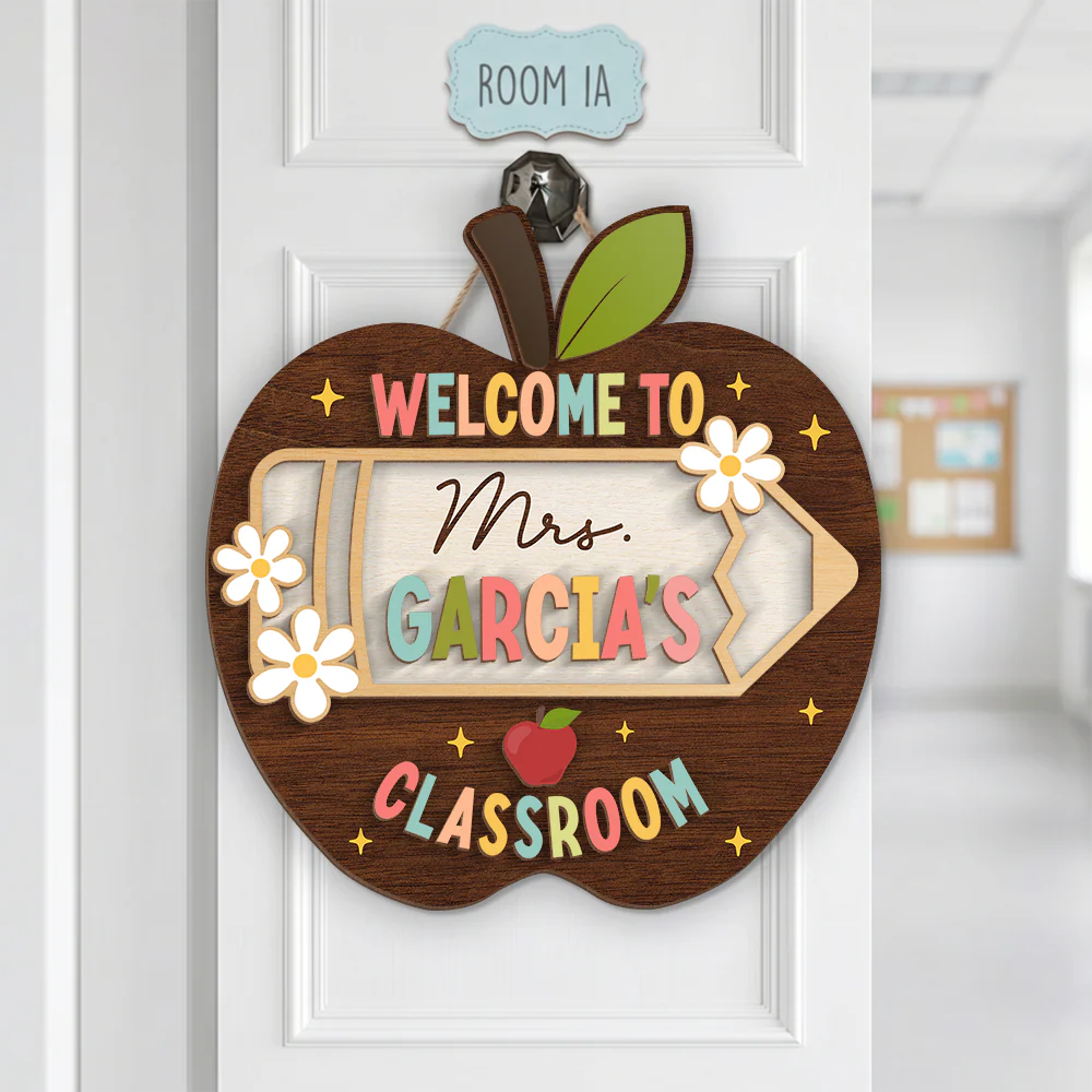 Wood Sign gift-ready design for Teacher