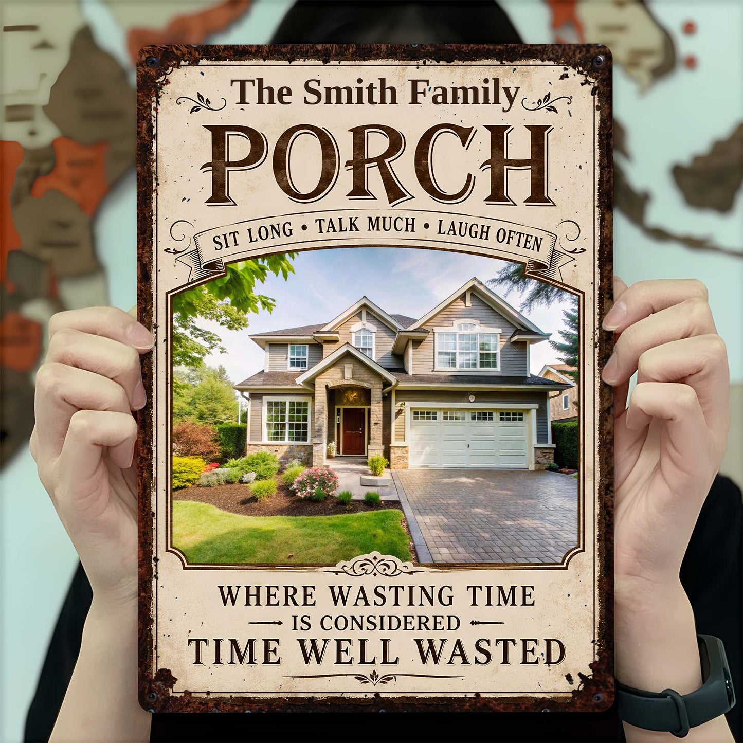 Metal Sign gift-ready design for Family
