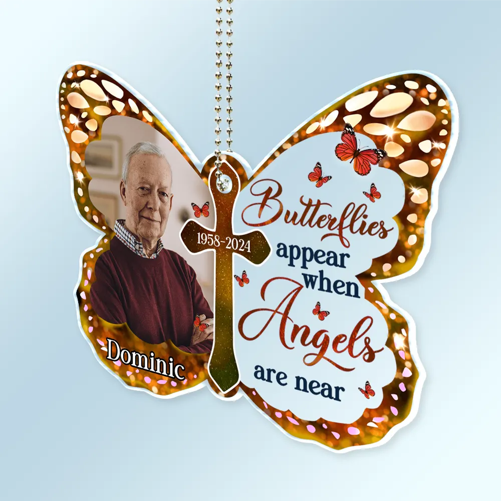 Personalized Memorial Car Hanger personalization view for Family
