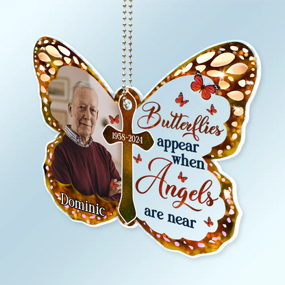 Personalized Memorial Car Hanger personalization view for Family