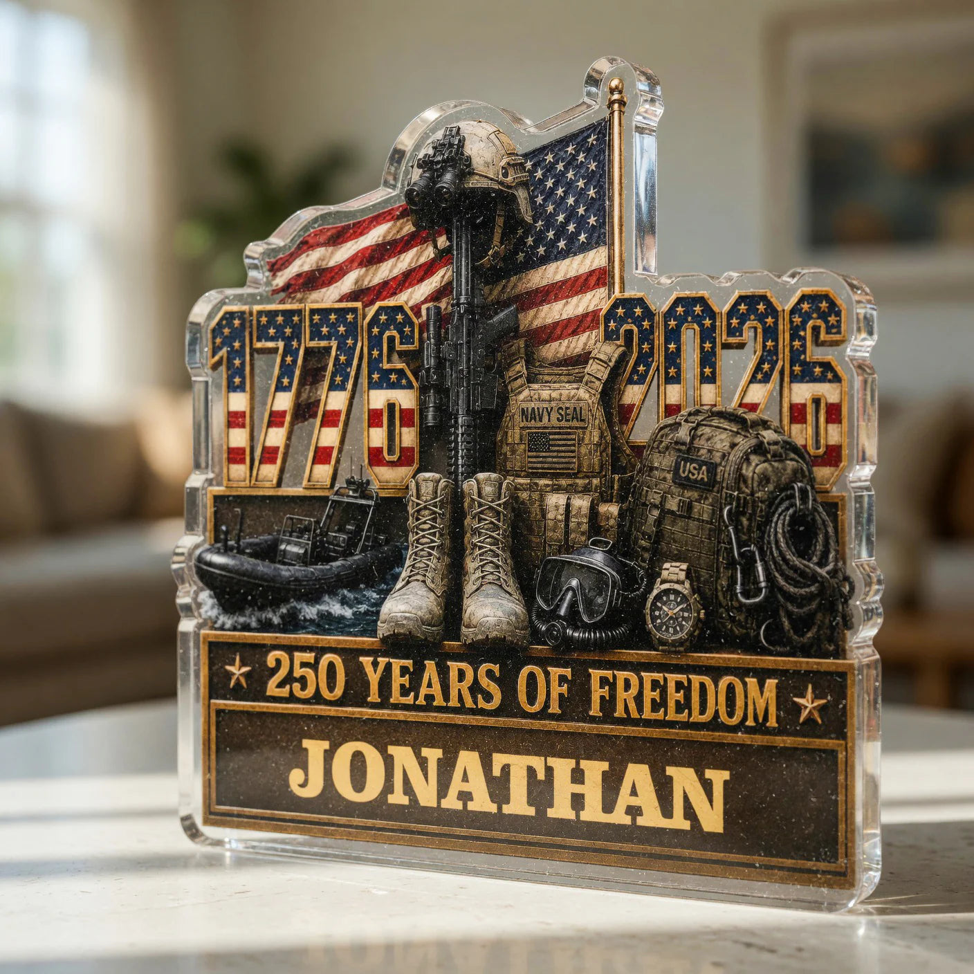 Plaque gift-ready design for Dad