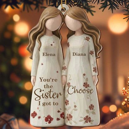 You're The Sister I Got To Choose With Dresses And Flowers