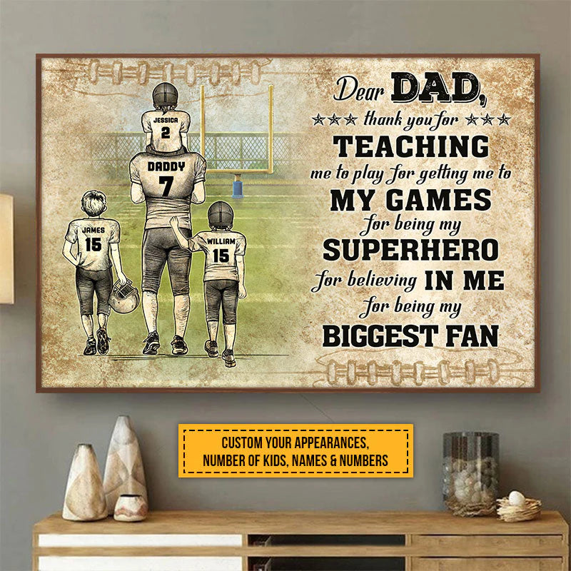 Canvas / Poster detail view for Dad