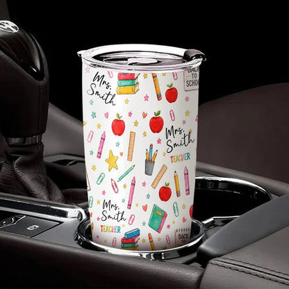 Custom Teacher Tumbler personalization view for Teacher
