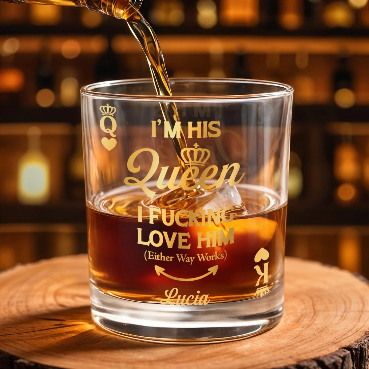 I'm Her King, I Effing Love Her, Crown And Heart