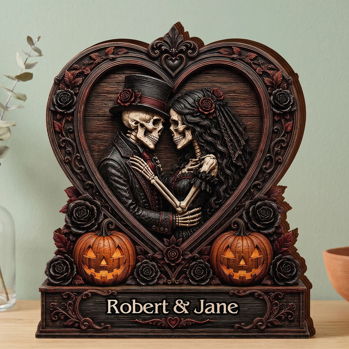 Plaque gift-ready design for Couples