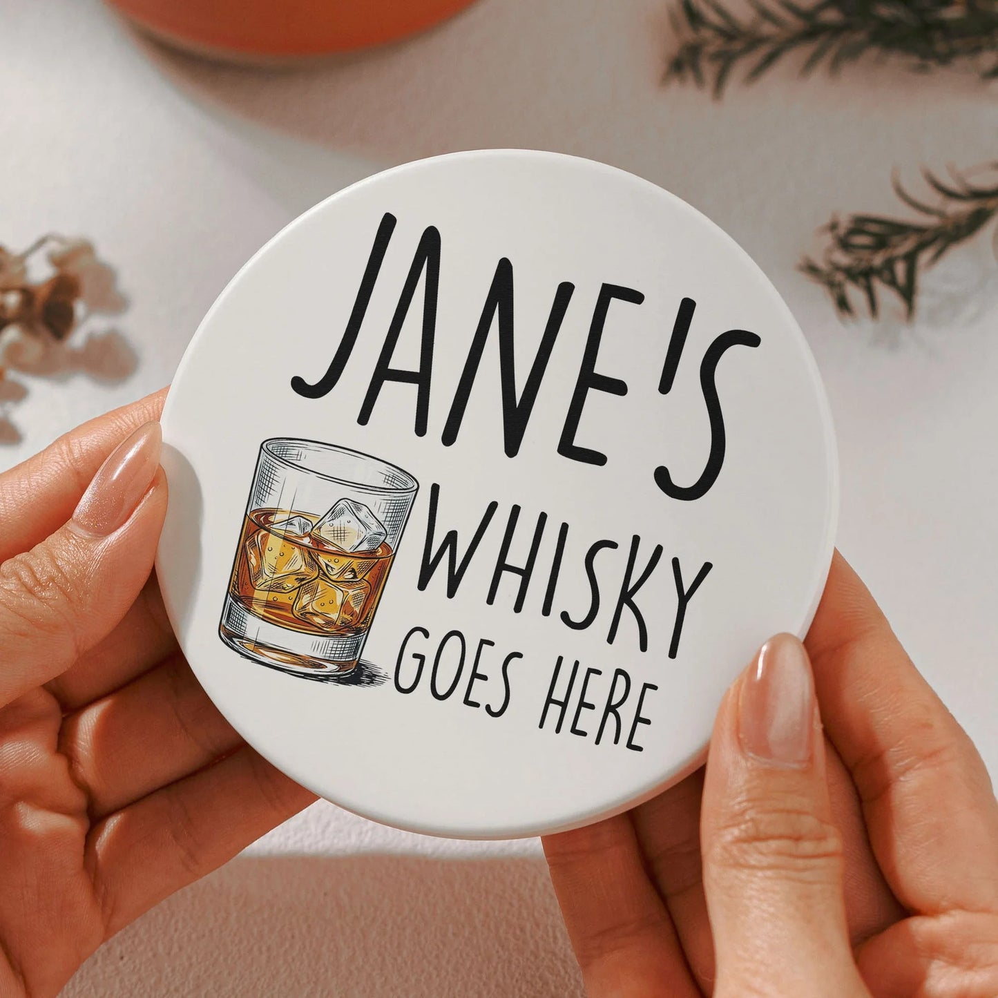 Ceramic Ornament gift-ready design for Dad