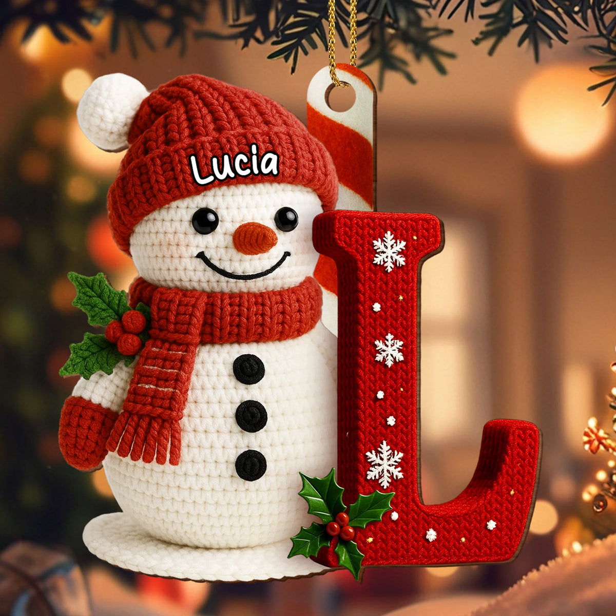 Celebrate The Joyful Winter Season With Snowman And Snowflakes