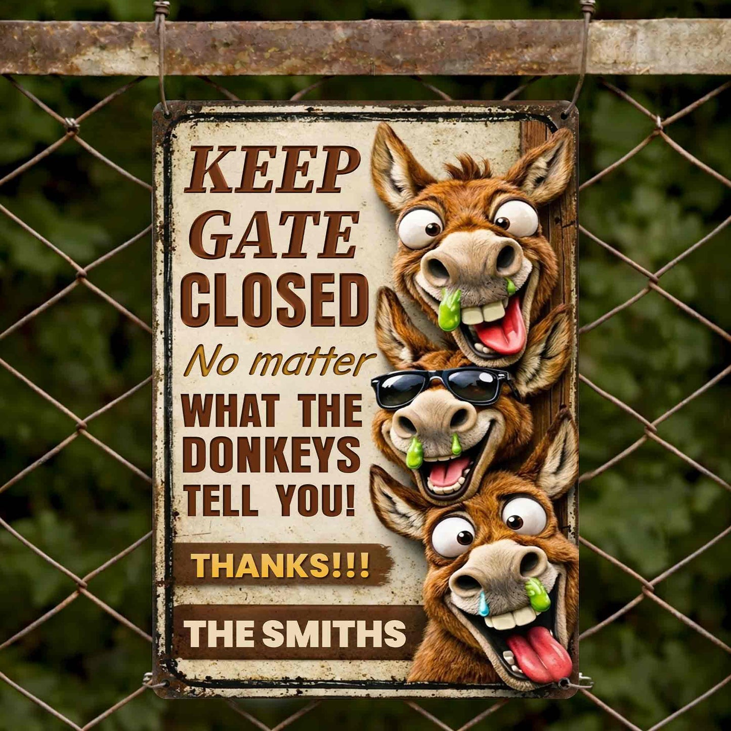 Metal Sign gift-ready design for Dad
