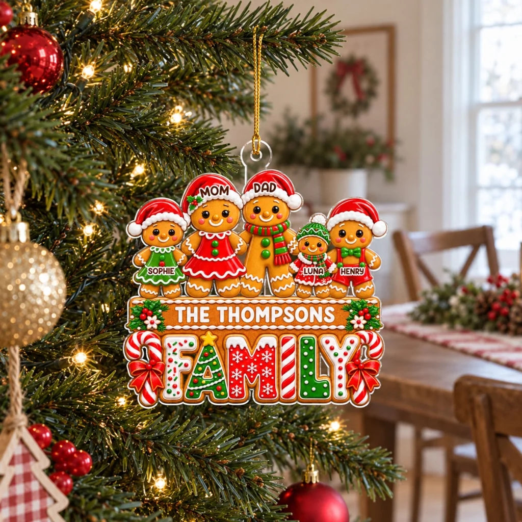 Gingerbreads Family Christmas With Us - Personalized Acrylic Ornament b2d6f37a-7403-4f91-9aba-60f738eca022-260921_BjgVcPx56PDkgY3i_large.webp